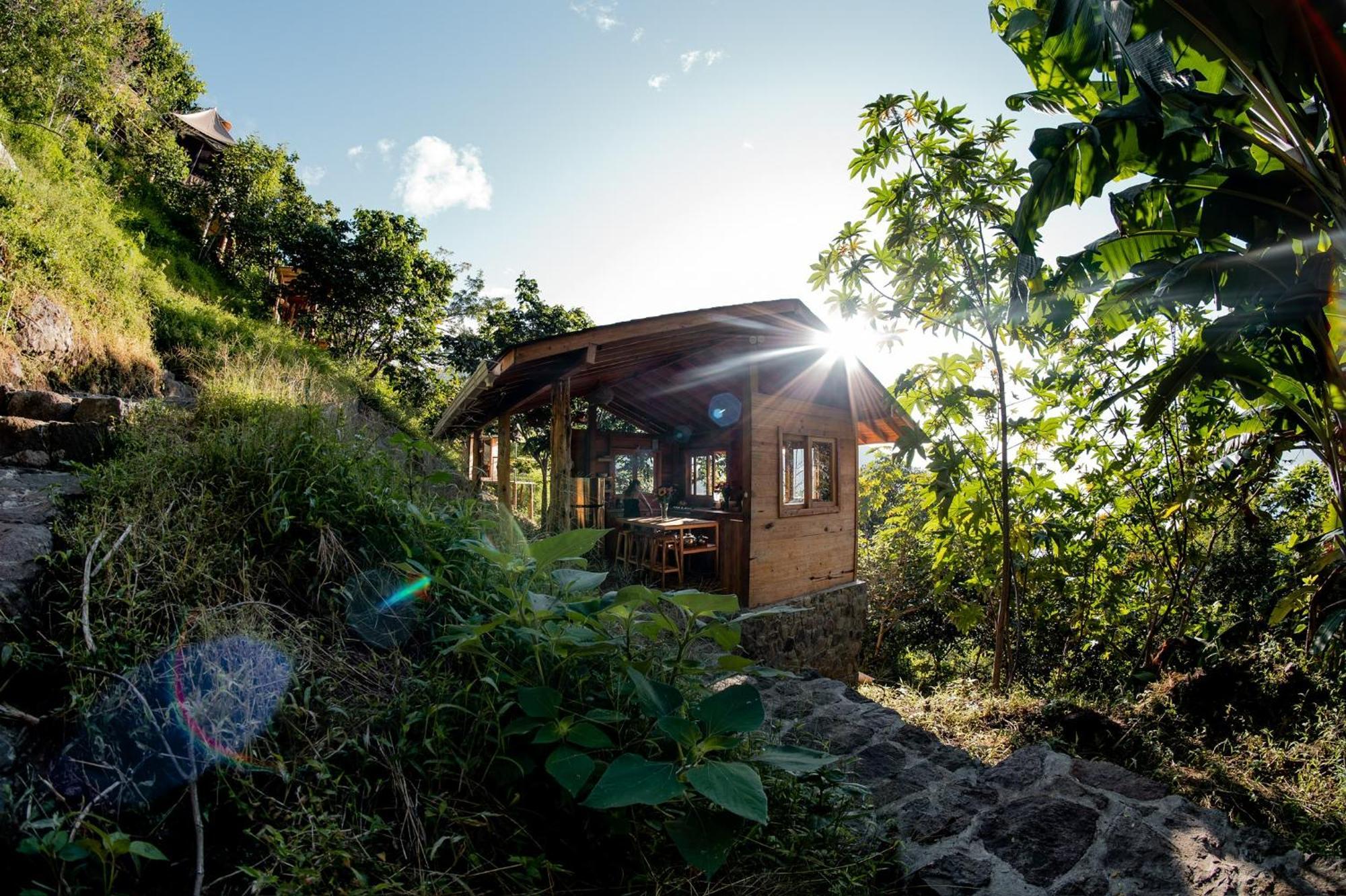 Fuego Atitlan Eco-Hotel San Marcos La Laguna Eksteriør bilde