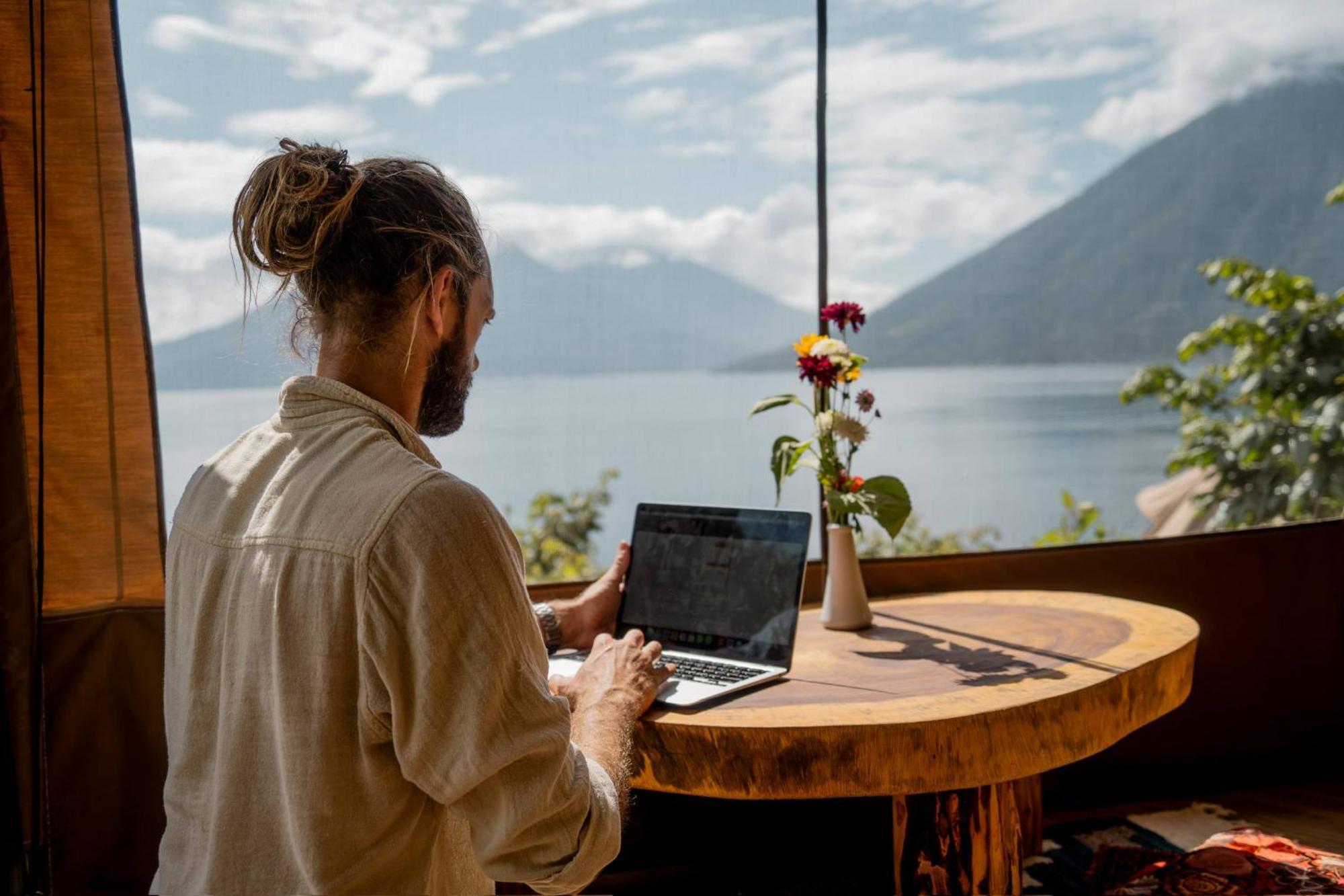 Fuego Atitlan Eco-Hotel San Marcos La Laguna Eksteriør bilde